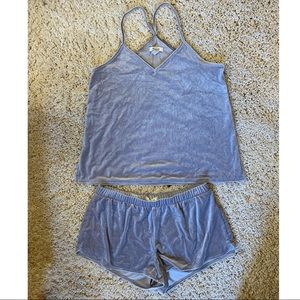 Madewell Velvet PJ Set